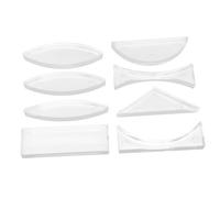 FONDOTIN Optical Lens Physics Optics Kit with Acrylic Convex Concave Lenses for Science Experiments Educational Tools for Classroom Light Refraction and Reflection Demonstrations