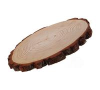 FONDOTIN Outdoor Wooden Stepping Log for Garden Pathway Natural Wood Paver Decorative Garden Stone for Lawn Edging and Outdoor Walkway Single
