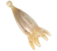 FONDOTIN Ox Horn Massage Comb Handheld Styling Tool for Scalp Relaxation Octopus Design Natural Material for Stress Relief and Improved Circulation