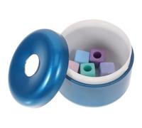 FONDOTIN Parrot Block Jar for Pet Birds Interactive Training Puzzle with Colorful Throwing Blocks Plastic and Metal Design for Parakeets and Caged Birds Intelligence Development and