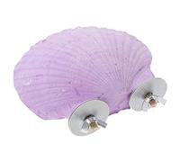 FONDOTIN Parrot Perch Grinding Stone Durable Claw Grinding for Parakeets and Birds Fun Shell Design Easy to Install for Climbing and Chewing Activities
