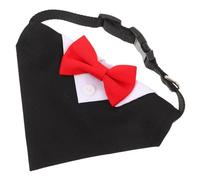 FONDOTIN Pet Bibs Dog Triangle Bandana Washable Pet Apparel for Small Dogs Cat Neck Scarf Holiday Party Use