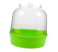 FONDOTIN Pet Bird Bath Box Parrot Bathing Tub for Cage Lightweight and Safe for Budgies and Sparrows Baths to Maintain Health