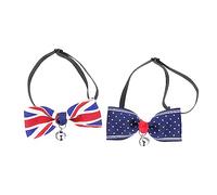 FONDOTIN Pet Decorative Collars 2pcs Dog Collar Accessories Adjustable Comfortable Festive Dog Party Decorations