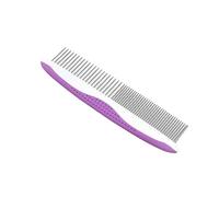 FONDOTIN Pet Grooming Combs 2-pack Professional Dog Brush for Matted Hair Stainless Steel Pet Comb Set for Poodle Grooming