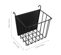 FONDOTIN Pet Hay Rack for Rabbits Bunny Guinea Pigs Heavy Duty Carbon Steel Hay Feeder Holder Small Animals Grass Rack for Cage