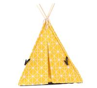 FONDOTIN Pet Tent with Detachable Washable Canvas Cat Nest House for Indoor Cats Durable Scratch Resistant Frame Cozy Breathable Shelter for Pets