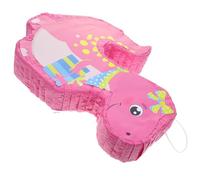 FONDOTIN Pink Dinosaur Pinata 3D Paper Party Decoration for Birthday and Festival Events, Dinosaur Shape Pinata for Party Games and Celebration Decor