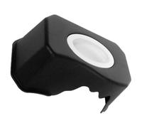 FONDOTIN Plastic Reptile Hide Cave for Leopard Gecko Tank Accessories, Small Black Reptile Hideout with Accessories, Crawl Pets Hiding Place for Terrarium Habitat