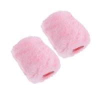 FONDOTIN Plush Microphone Cover Microphone Windscreen Protects from Spits Easy to Carry Compatible for Sennheiser Mk4 Mk8 Pink for Bar and Conference Room