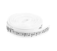 FONDOTIN Polyester Musical Note Ribbon Yards Satin Wrapping Strap for Presents DIY Crafting Home Decor Festive Celebrations with Vibrant Printed Music Patterns