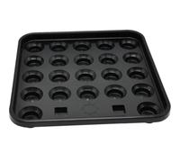 FONDOTIN Pool Ball Tray Desktop Billiard Ball Holder for 16 Balls Plastic