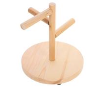FONDOTIN Portable Bird Training Stand Perch for Parakeets Conures and Lovebirds Sturdy Tabletop Design Easy to Assemble for Bird Cages and Indoor Use