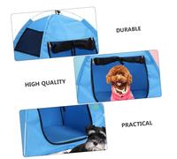 FONDOTIN Portable Foldable Outdoor Pet Tent Bed with Mosquito Net Breathable Dog Tent House for Cats and Puppies Lightweight Shelter Playhouse for Secure Comfortable Rest