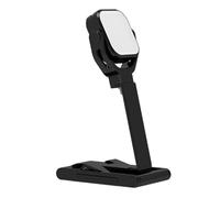 FONDOTIN Portable Folding Fill Light with Adjustable Phone Stand LED Makeup Lamp for Live Streaming and Video Recording, Compact Desktop Phone Holder for Travel and Home Use