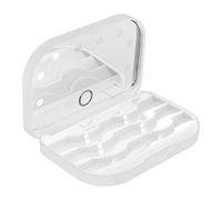 FONDOTIN Portable LED False Eyelash Organizer with Lighted Mirror Lightweight Lash Storage Box for Travel and Makeup Protective Eyelash Case for Convenient Beauty and Safe Lash Keeping