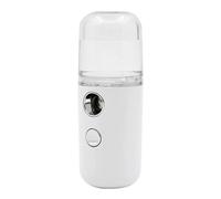 FONDOTIN Portable Mini Humidifier Facial Mist Sprayer Nano Water Replenisher USB Rechargeable Skin Moisturizer for Travel and Daily Skincare, White