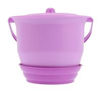 FONDOTIN Portable Plastic Chamber Pot with Handle for Kids Unisex Toddlers Easy to Store and Carry Potty Training Potty Urinal Suitable for Household and Travel Use Random Color