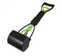FONDOTIN Portable Pooper Scooper for Large Dogs and Other Pets with Long Handle Design and Foldable Abs Material Lightweight Pet Poop Picker for Walks and Petfriendly Environments