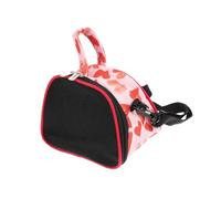 FONDOTIN Portable Small Pet Travel Bag Breathable Guinea Pig Carrier with Mesh Ventilation Lightweight Hamster Carrier for Outdoor Use with Handle and Buckle Attachment