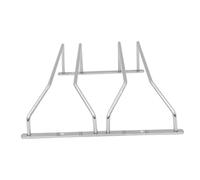FONDOTIN Portable Stainless Steel Hanging Wine Glass Holder Rack Draining Storage Bracket for Kitchen Living Restaurant Use Easy to Clean and Space Saving Design Silver