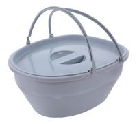 FONDOTIN Portable Toilet Bucket with Detachable Inner Liner for Elderly Ergonomic Bedside Commode Seat for Seniors Comfortable and Stable Design Easy to Clean for Home Hospital Nursing Home