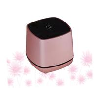FONDOTIN Portable USB Powered Mini Desktop Computer Speakers Rose Gold Wired Stereo Bass Sound with Volume Control Compact Small Speakers for Laptop Notebook Home and Office Use