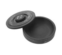 FONDOTIN Portable Vintage Inkstone Tray for Chinese Calligraphy Durable Desktop Inkstone with Smooth Surface for Precise Ink Grinding for Travel Outdoor Beginners and Artistic Practice