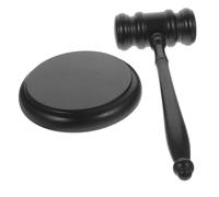 FONDOTIN Portable Wooden Judge Gavel with Sound Block Beech Wood Auction Hammer for Judges Lawyers Auctioneers and Law Students Clear Loud Knock Lightweight and Practical Design