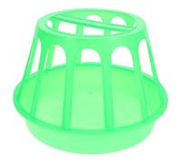 FONDOTIN Poultry Water Food Feeder Anti-spill Feeding Trough for Chickens Ducks Geese with Smooth Surface Pressure Resistant Sun-protected Multi-functional Dry Wet Food Container for Farm