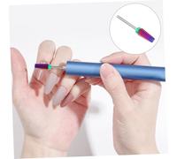 FONDOTIN Professional Alloy Nail Drill Head for Manicure and Pedicure Polishing Tool for Cuticle and Dead Skin Removal Compatible with Electric Nail Files Purple Conical Grinding Bit