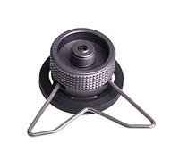 FONDOTIN Professional Outdoor Gas Tank Adapter Converter Head for Camping Stove Dark Grey Resistant Connector for Long Gas Tanks Secure Fit with No Leak Lightweight Practical Accessory for