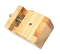 FONDOTIN Professional Woodworking Vise for Engraved Seal Medium Pine Wood Clamp Tool for Seal Cutting Art for Carvers Artists and Handicraft Sculptures Enhances Traditional Chinese Culture