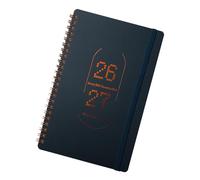 FONDOTIN PU Hardcover Daily Planner Organizer for Work and Study Portable Academic Calendar Notebook with To-do List Goal Setting and Management for Professionals and Students