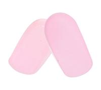 FONDOTIN PU Heel Insert Invisible Non-Slip Silicone Gel Half Insoles for Height Increase Reusable Washable Soft Cushion Pads for Women and Men Comfortable Shock Absorption Foot Support
