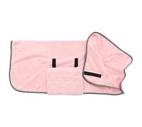 FONDOTIN Puppy Bathrobe Quick Drying Dog Towel Super Absorbent Pet Bathrobe for Dogs Versatile Grooming Accessory Soft Fleece for Efficient Drying After Baths and Swimming