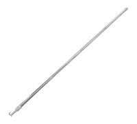 FONDOTIN Push and Pull Rod Blinds Drapery Wand Pull down Pole Replacement Repair Part Silver Plastic