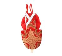 FONDOTIN Red Parrot Diaper Bird Pant with Bowknot Lightweight Pet Bird Clothes for Cockatiel Parakeet and Similar Easy to Wear and Clean Prevents Messes and Adds Chic Style