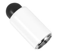 FONDOTIN Replacement Magnetic Stylus Pen Cap with High-Sensitivity Capacitive Tip, Protective Silicone Pencil Cover, White and Black Compatible with Touchscreen Devices