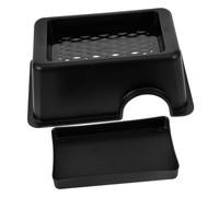 FONDOTIN Reptile Hideout and Gecko Hide Cave Large Leopard Print Plastic Shelter Moisture Retaining Habitat for Tortoises and Amphibians Terrarium Accessory