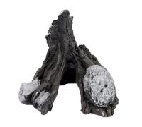 FONDOTIN Reptile Terrarium Hideout Hut for Lizards and Tortoises Natural Landscape Decor Safe Hiding Cave for for Bearded Dragons Snakes and Geckos
