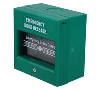 FONDOTIN Resettable Fire Exit Emergency Alarm Button for Access Control Wired Manual Call Point with Quick Reset Mechanism Compatible with Traditional Security Systems for Swift Fire