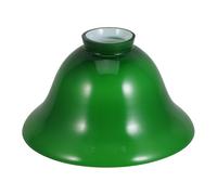 FONDOTIN Retro Green Glass Lampshade 4.2cm Opening Wide Brim Pendant Light Shade Replacement for Ceiling and Wall Hanging Lamps