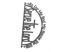 FONDOTIN Retro Metal Wall Pendant with Bible Scriptures Inspirational Letters Bright Vibrant Design for Home Decoration Christian Wall Hanging Art for Doors Mirrors Appliances