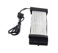 FONDOTIN Rgb Atx Extension Cable Argb Lighting Cable with Weaving Mesh Design for Motherboard Flexible Durable Easy to Install Enhanced Lifespan and Performance