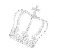 FONDOTIN Rhinestone Crown Headpiece Wedding Tiara for Women and, Large Bridal Hair Accessories, Elegant Vintage Style Wedding Crown for Bride