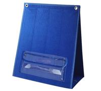 FONDOTIN Routine Chart Felt Board Multifunctional Foldable Hanging Standing Visual Schedule Calendar for Preschool Learning Safe Material Classroom Home Use