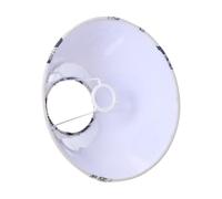 FONDOTIN Rustic Linen Lampshade with Sea Shell Print for Floor Table Hanging Lamps Soft Light Diffuser Easy Installation Replacement Lamp Cover for Indoor Decor