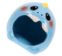 FONDOTIN Safe Ceramic Hamster House Multi-chamber Hideout Indoor Summer Nest Small Pet Habitat Random Color