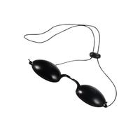 FONDOTIN Safety Eye Patch UV Protection Mask Ergonomic Design for Cosmetic Procedures LED Light Therapy Teeth Protective Eyewear Goggles Black